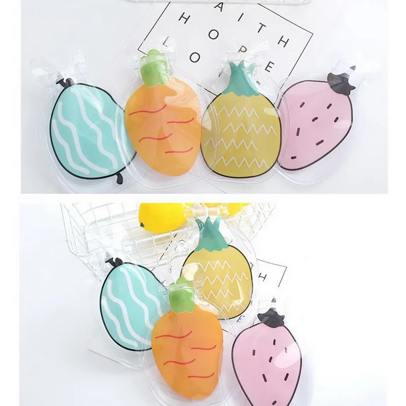 Фрукты/бутылки в мультяшном стиле зимние кухонные сумки для горячей воды грелка