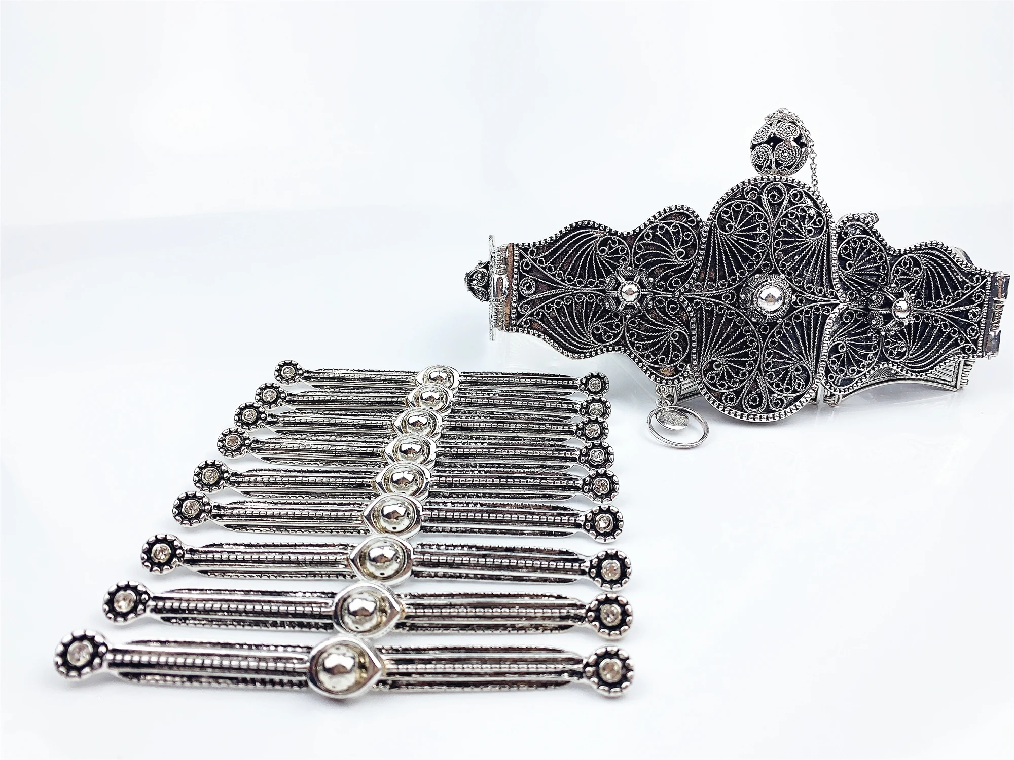 2019 Бесплатная доставка Кавказ этнический старый серебряный пояс для женщин