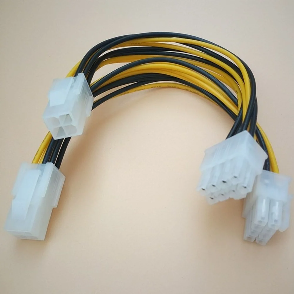 

5 шт. 4Pin женский 8Pin мужской источник питания ЦП кабель адаптера