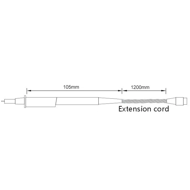

100:1 Withstand Voltage 5000V Insulated Oscilloscope Probe P2301C, General BNC Interface
