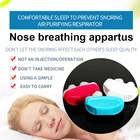 Силиконовый зажим для носа, предотвращающий храп, снимает храп, устройство для дыхания носом, защита для сна, Носовые расширители, помощь при апноэ