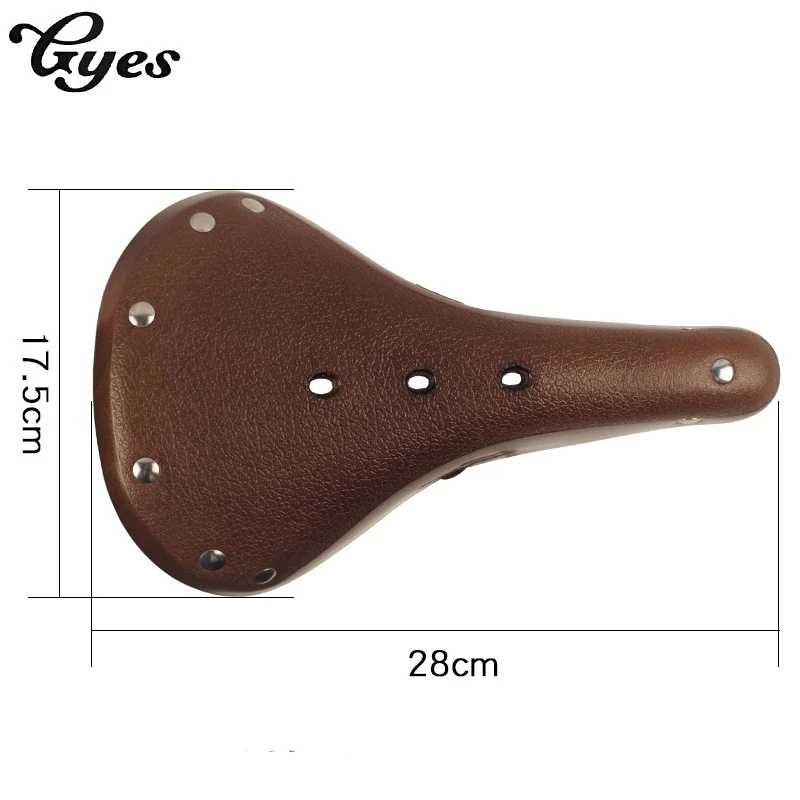 Седло Gyes GS16 из натуральной коровьей кожи кожаное седло для велосипеда