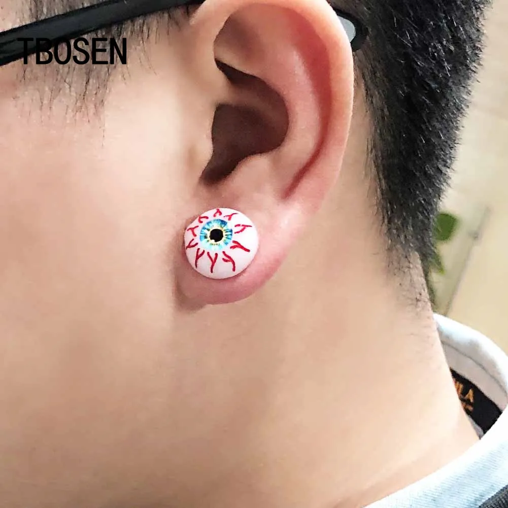 

TBOSEN Evil Eyes Plugs&Tunnels Ear Gauges Earrings Stretcher Saddle Expander Fashion Flesh Body Piercing Jewelry Gift 2PCS