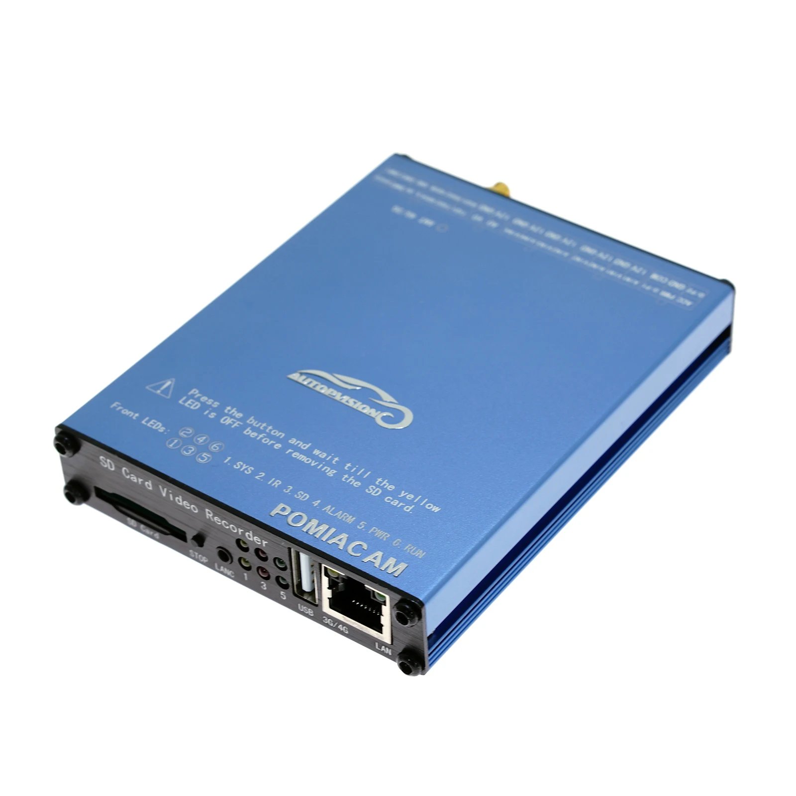 Bestellen Video-Recorder MDVR Lkw Mobile DVR Taxi CCTV Auto Für Bus 1080P AHD 4CH Linux 3,0 SDVR004PRO Mit GPS 8-32V