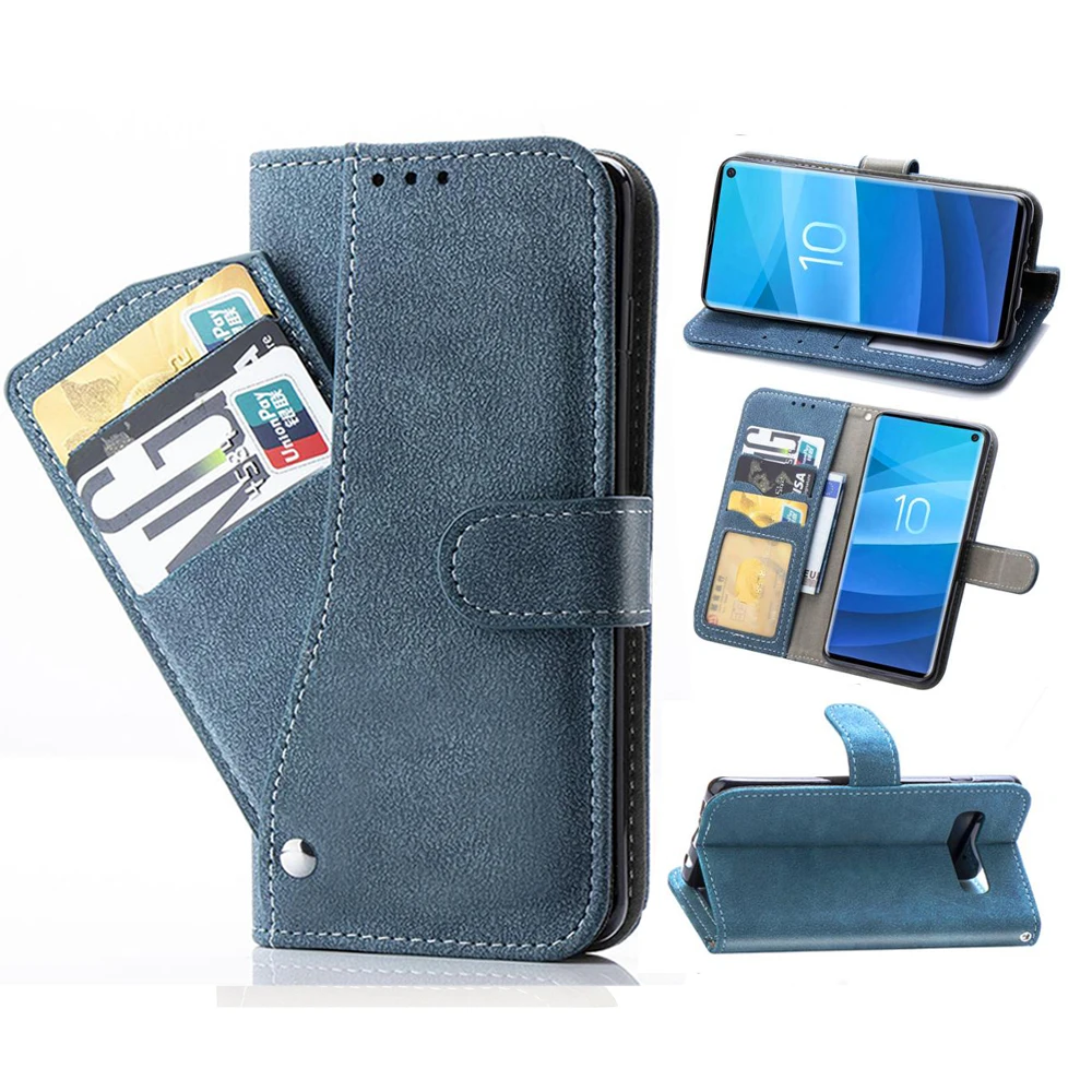 Роскошный кожаный чехол бумажник с откидной крышкой для Samsung Galaxy S4 S 4 Mini S4mini GT I9190