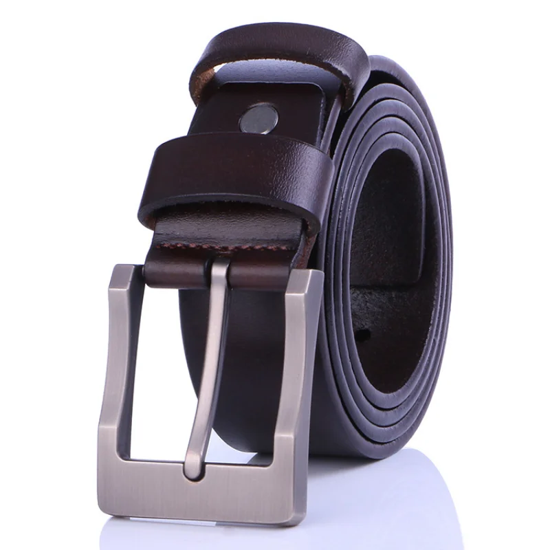 

Men's Alloy Pin Buckle Belt High Quality Luxury Leather Vintage SWaistband Simple and Fashionable Designer's Preferred Belt