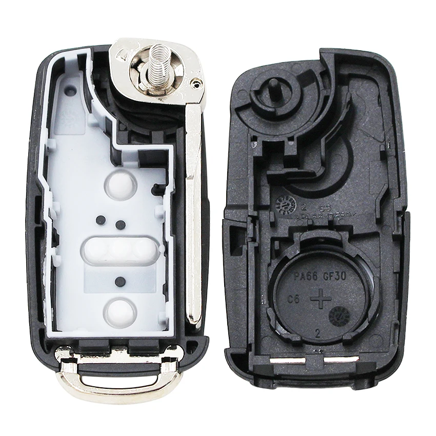 Новая Модель пульта дистанционного ключа 2 кнопки флип Замена оболочки чехол для