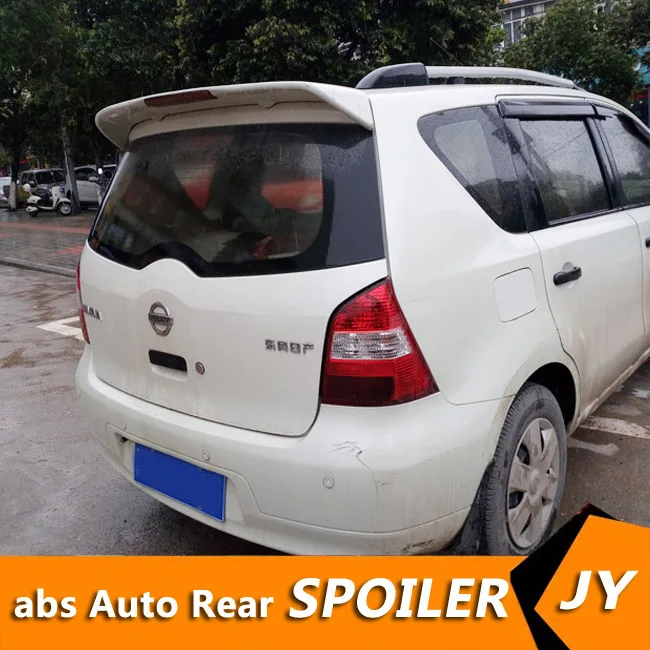 

Спойлер для NISSAN LIVINA 2006-2012, спойлер LIVINA из высококачественного АБС-пластика для заднего крыла автомобиля, Праймер, цветной задний спойлер