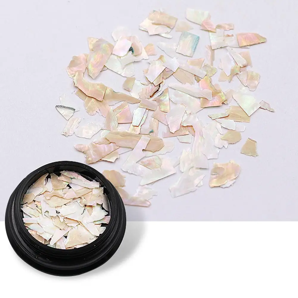 1Pcs Nail Decorations Shell Sequins Gradient Art Broken Natural Abalone Pieces 3d Manicure UV Gel DIY | Красота и здоровье