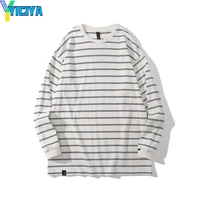 loose t shirts for women spring autumn female t shirt casual o neck stripe long sleeve oversized top hip hop streetwear hip hop