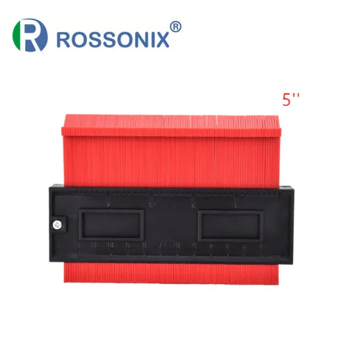 5 inch red Rossonix 2 шт. форма контурный Калибр Дубликатор 5 дюймов 10 дюймов пластиковый профиль копировальный Калибр деревянная маркировка обмотки труб плиточный ламинат - Цвет: 5 inch red