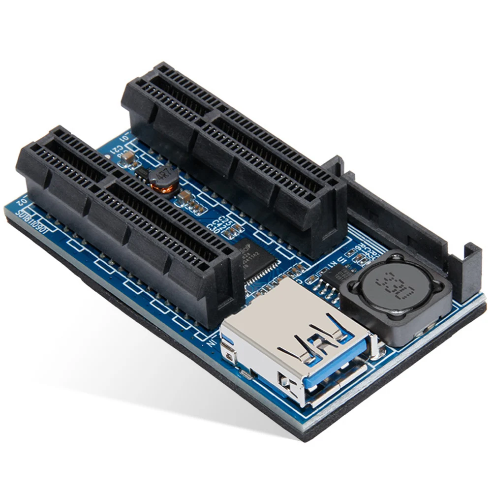 переходная плата pcie x1 на два пор