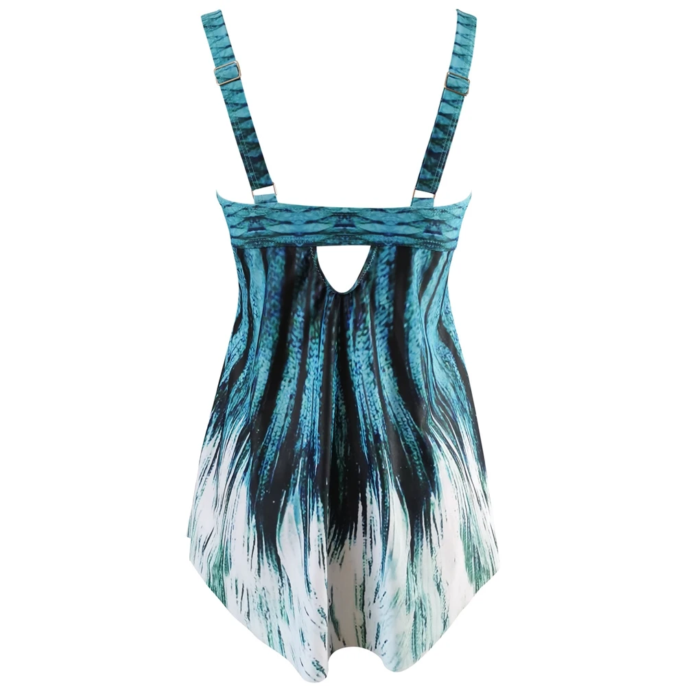 TYAKKVE плюс размер танкини женский купальник сексуальный бикини купальный костюм