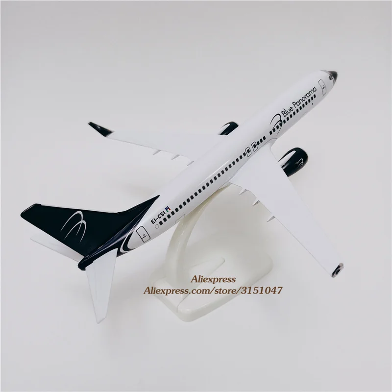 

NEW 20cm Italian Air BLUE Panorama B737 Boeing 737 Airlines Plane Model Alloy Metal Diecast Model Airplane Aircraft Airways Gift