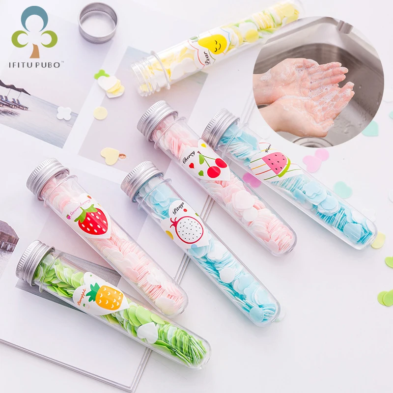 Портативное уличное мыло бумажные мыльные таблетки одноразовое для бокса