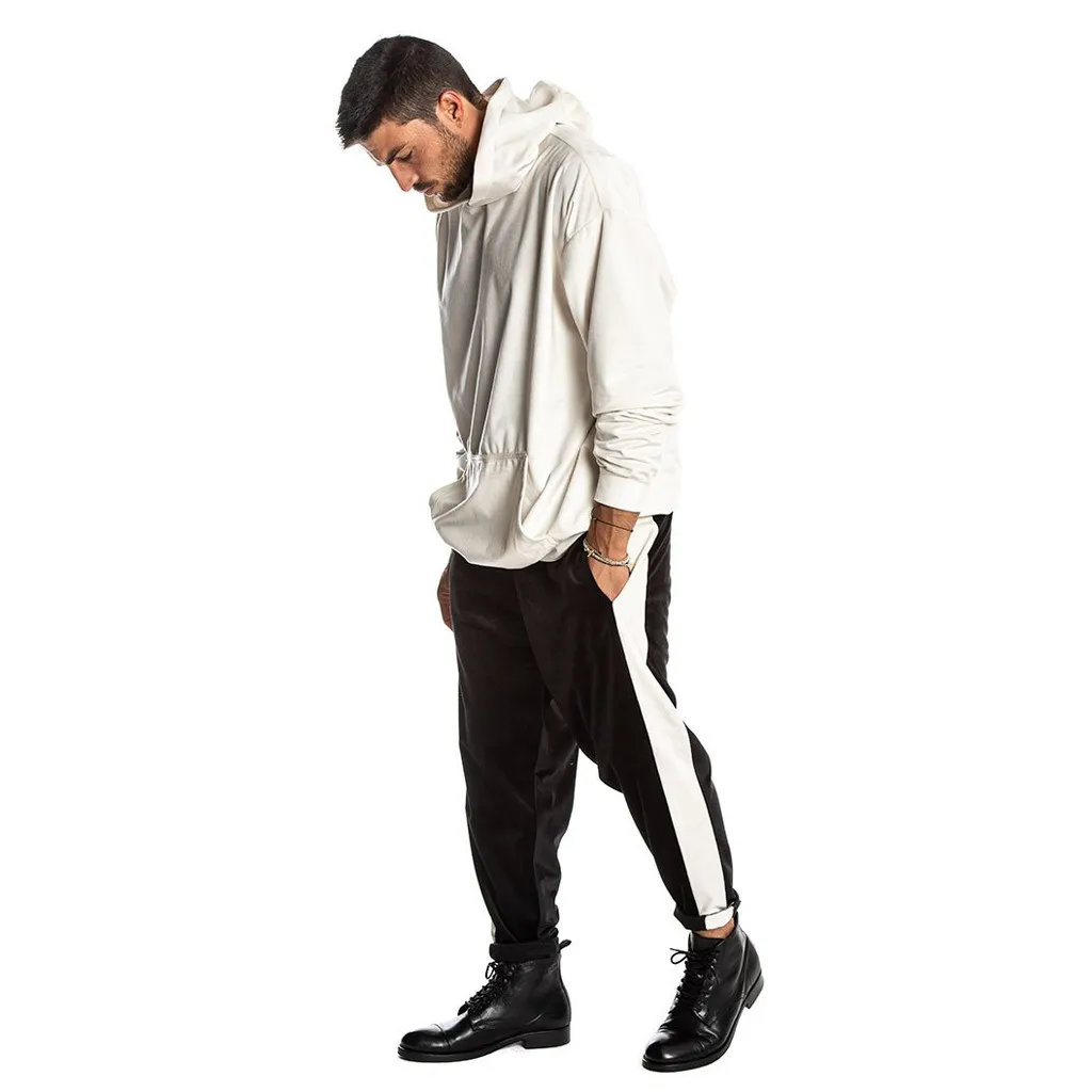 Толстовка Мужская/Женская повседневная однотонная свободного покроя в японском