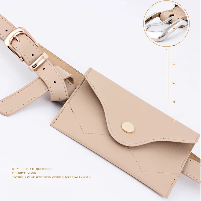 Забавная поясная сумка для женщин кошелек из искусственной кожи с ремнем в виде