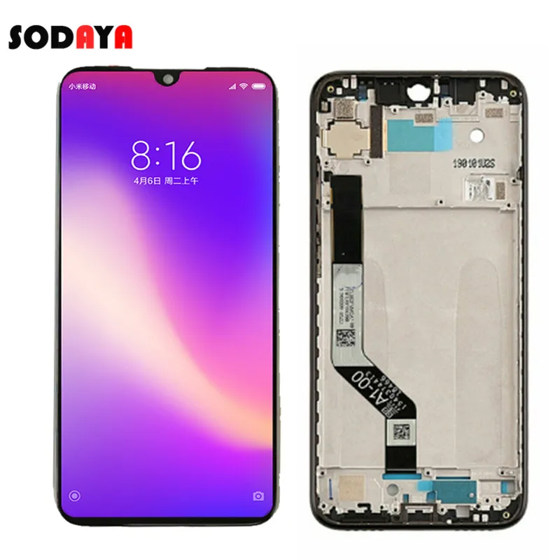 Для Xiaomi Redmi Note 7 lcd Note 7 Pro дисплей сенсорный экран с рамкой дигитайзер сборка Redmi Note7 lcd