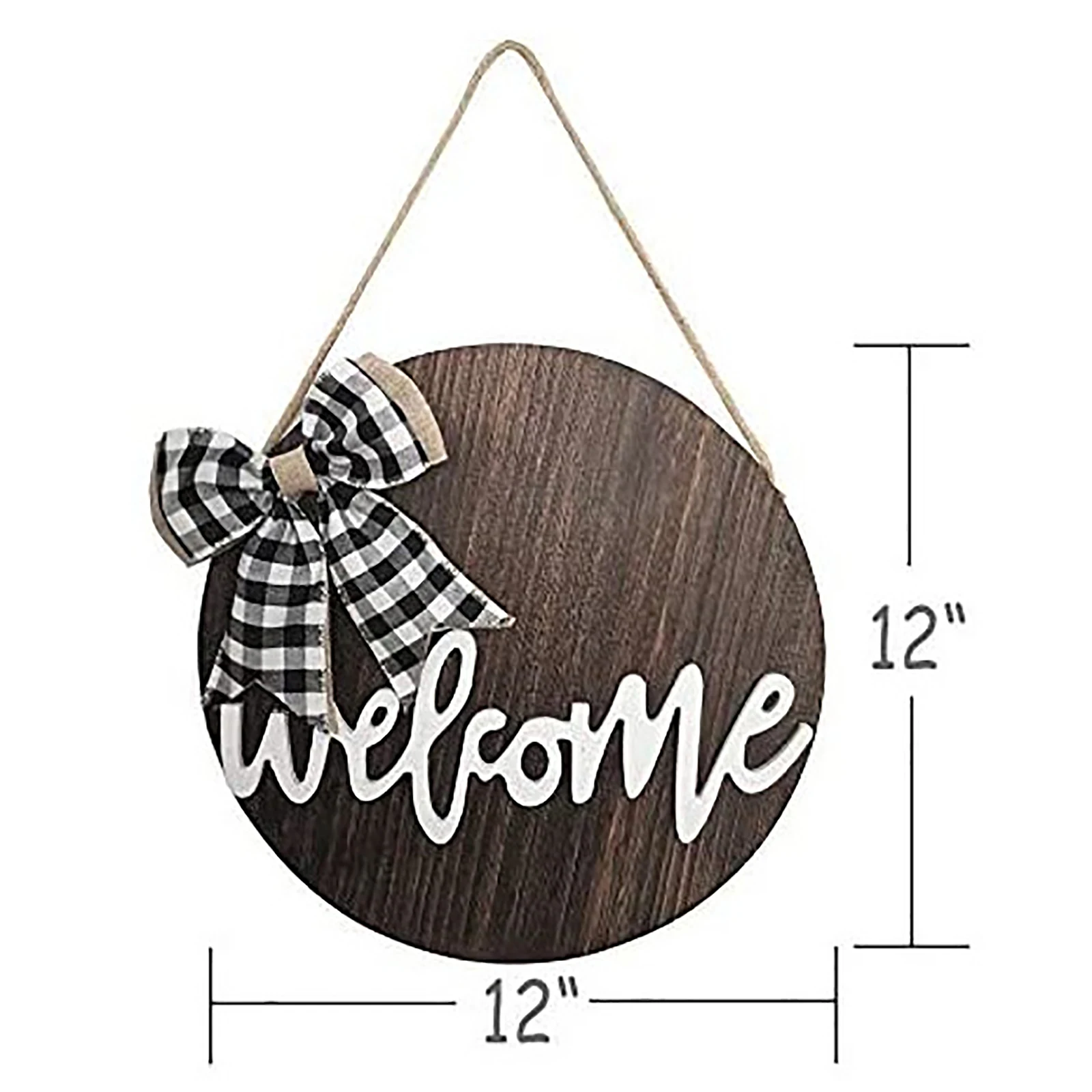 

Seasonal Wall Hanging Porch Decorations Wood Welcome Sign Front Door Porch Deco