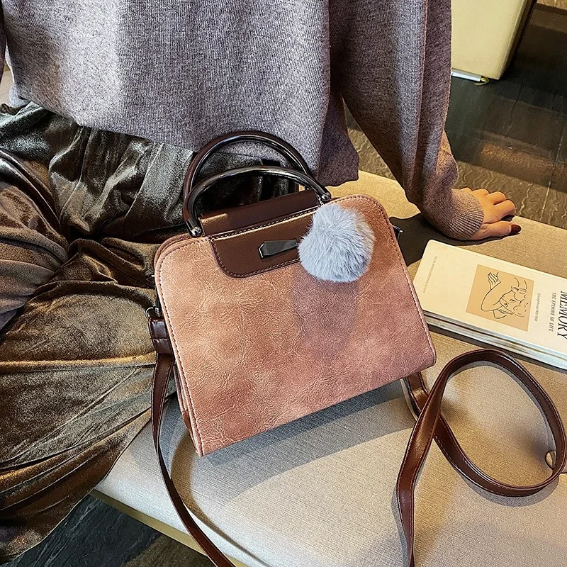 Женские Наплечные Сумки из искусственной кожи однотонные сумки на молнии