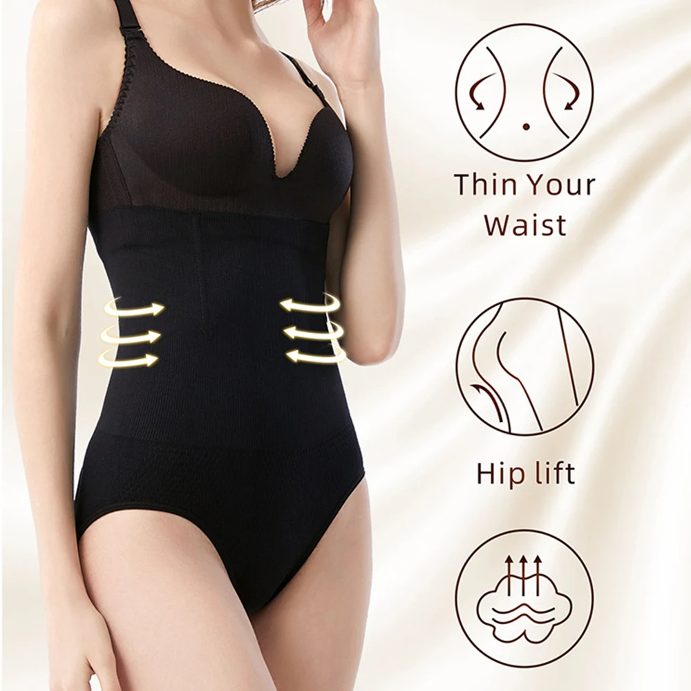 Women Waist Trainer Bodysuit  Push Up Butt Lifter Strap Waist Cincher Tummy Control Panties Shapewear