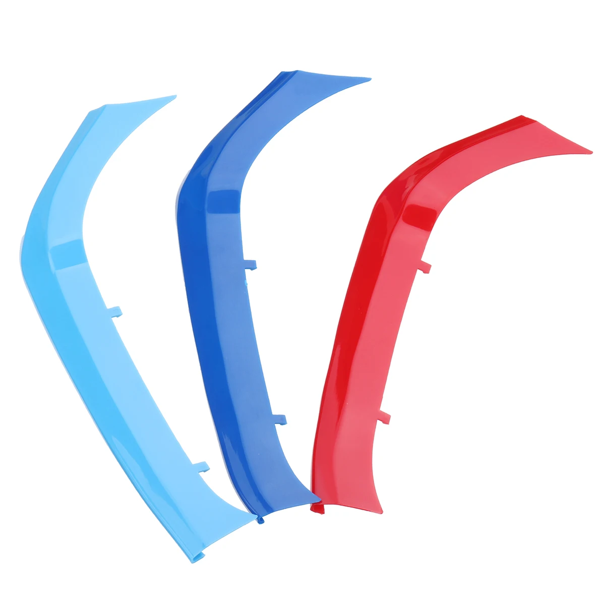 3 шт. Трехцветная Пластиковая передняя Центральная решетка радиатора для BMW 1