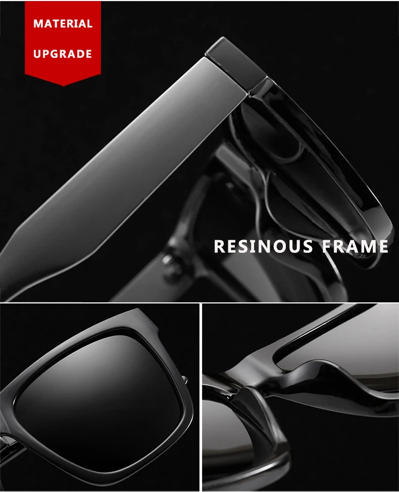 

2020 New Polarized Sunglasses Men Ultralight Glasses Frame Vintage Square Sport Driving Sun Glasses Male Travel Goggles Mirror