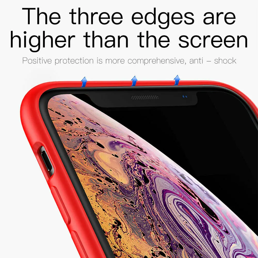 Однотонный силиконовый чехол для iPhone 6, 6s plus, 6, 6s, 7 plus, 8 plus, 7, 8, чехол для Apple, Xs Max, Xr, X, XS, чехол для телефона