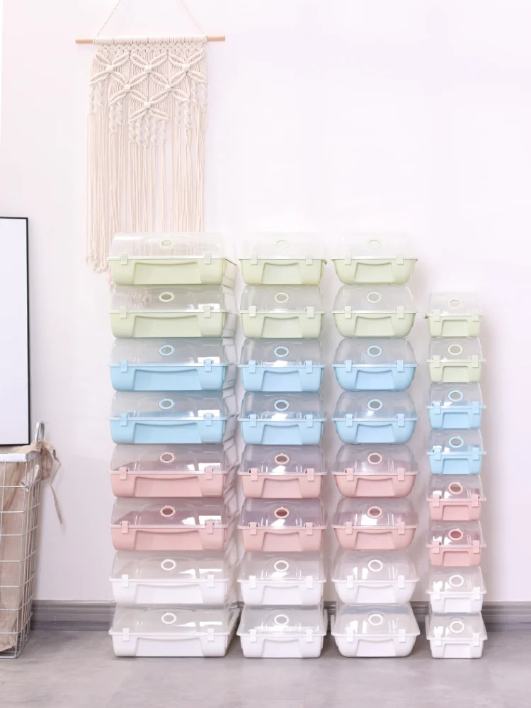 

GY Plastic Boots Shoe Box Storage Box Transparent Sandals Shoe Box Shoe Cabinet Storage Shoe Rack Storage Fantastic Space Saving