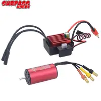 Бесщеточный двигатель SURPASSHOBBY KK Combo 2040 2280KV 3200KV 3900KV 4480KV w/ 35A ESC для радиоуправляемого автомобиля Traxxas HSP Tamiya Axial 1/16 1/18