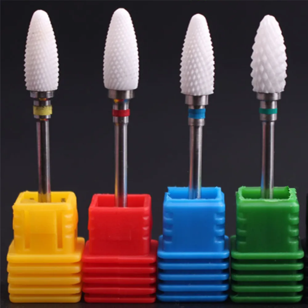 

19 Type Ceramic Nail Drill Bits Manicure Machine Accessories Rotary Electric Nail Files Manicure Cutter Nail Art Tools
