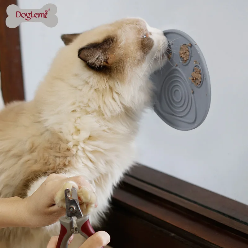 Креативная кормушка для домашних животных присоска вылизывания собак