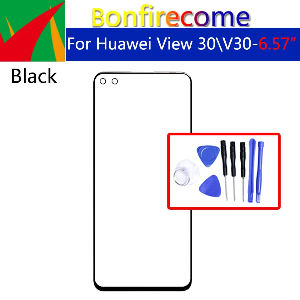 Внешний экран для Huawei Honor View 30 V30 OXF AN00 Передняя Сенсорная панель ЖК дисплей Стекло