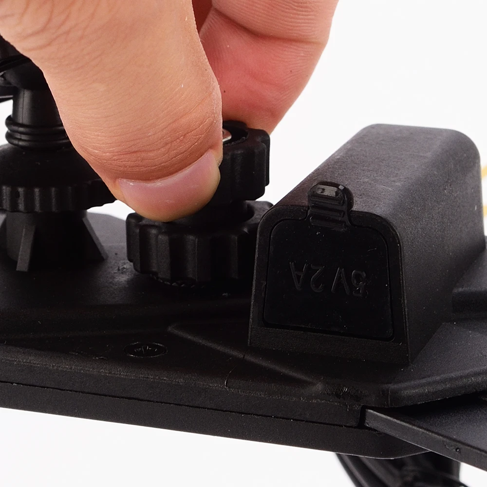 Мотоцикл Руль Универсальный 3,5-7 дюймов держатель телефона USB штепсельная розетка набор