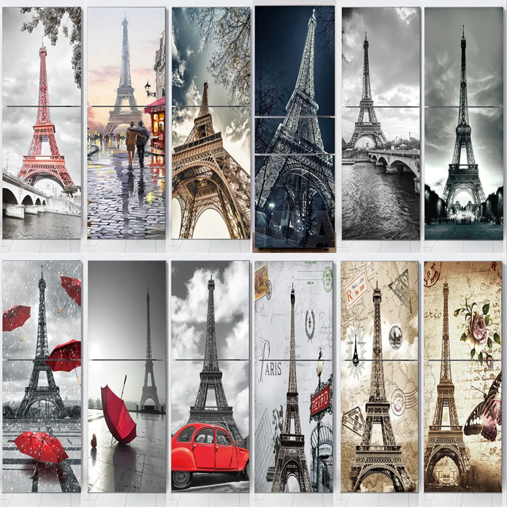 

Наклейка s на холодильник, современное здание, башня, обои, крышка, дверь, настенный постер, самоклеящиеся наклейки, наклейка