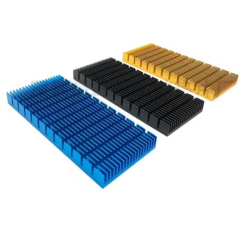 Алюминиевый радиатор высокой мощности сделай сам синий/черный/золотой 120*52*11 мм