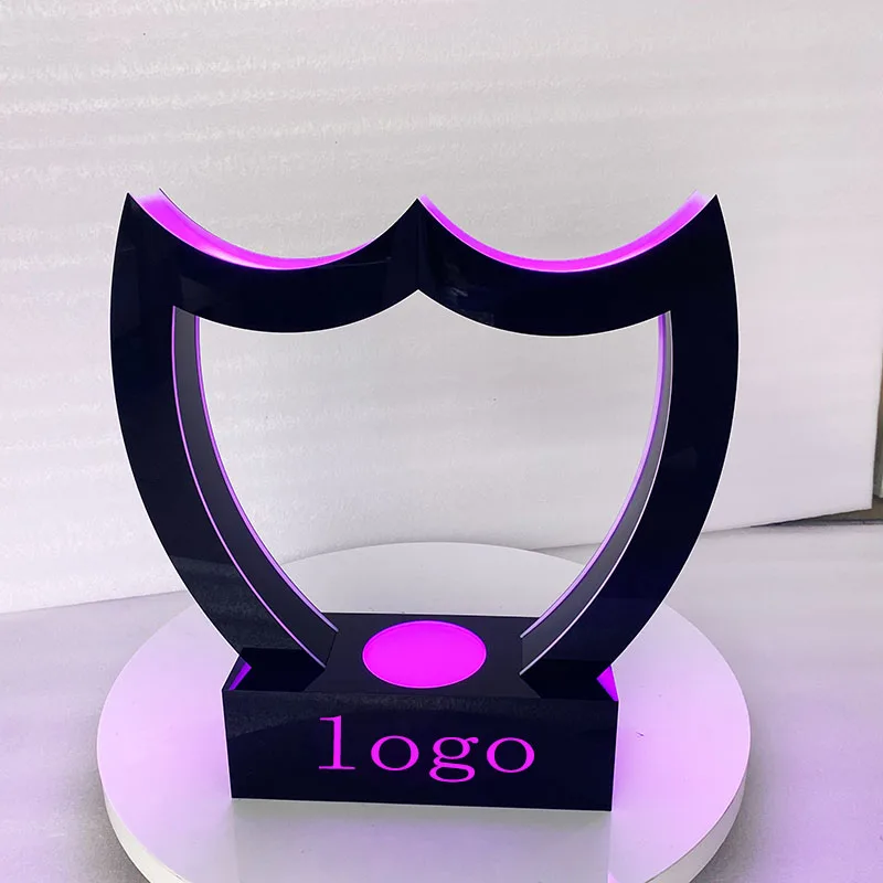 

Retail Led VIP Dom P Bottle Presenter Message Board for Nightclub Club Bar Lounge Party Event Wine Holder Wine Glass Holder