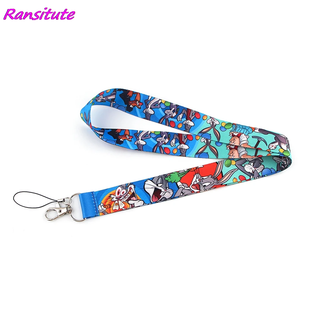 Забавный мультяшный шнурок ranout R1496 в виде кролика держатель для карт