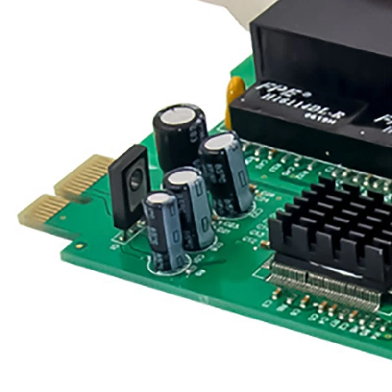 

PCI-E X1 IC Plus IP175C 5-Port 10/100 Ethernet Integrated Switch Card Transceiver for PC