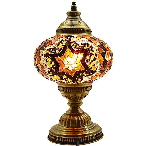 Турецкая лампа мозаичная настольная мозаичные лампы марокканские фонари