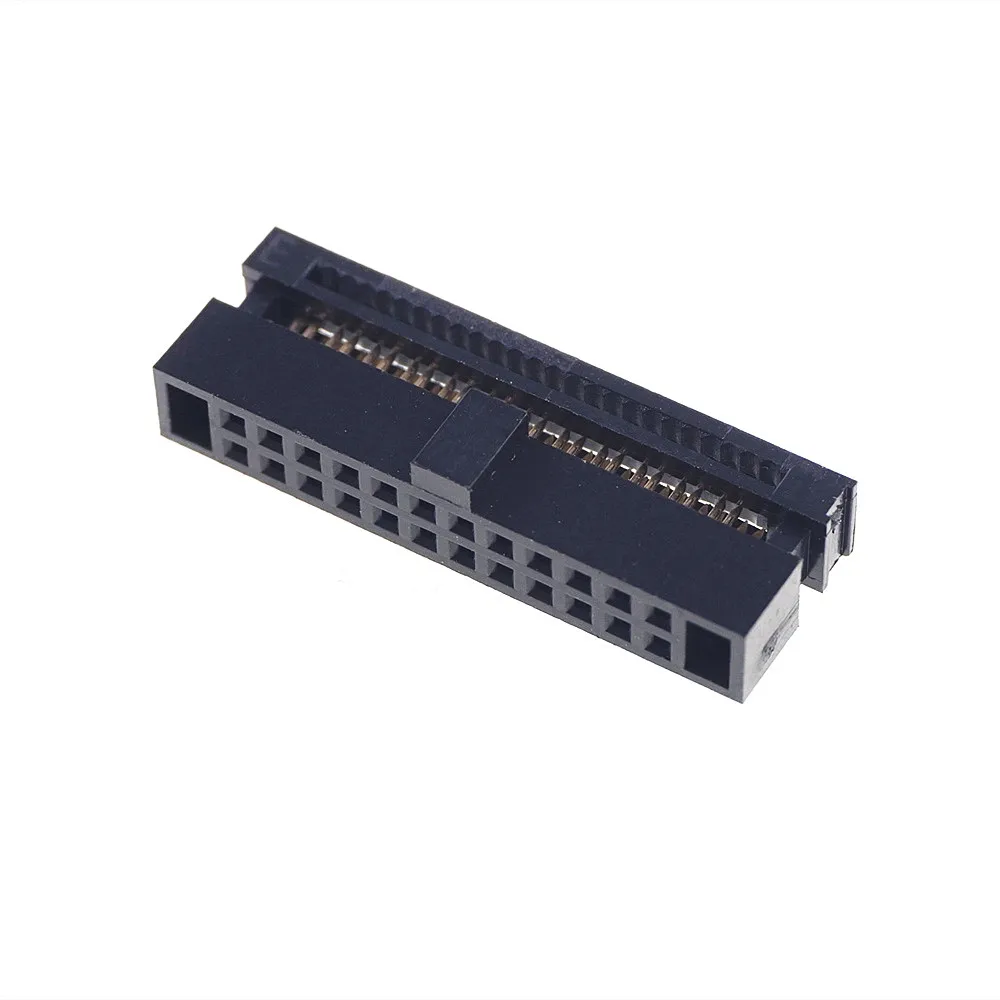 20 шт. 2-рядный двухрядный коннектор IDC 0 050 дюйма 1 27 мм 2x12 P 24 положения