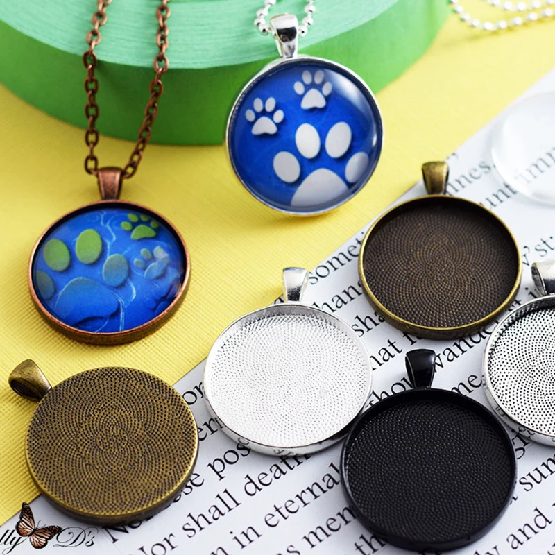 

5 Pcs Custom Photo DIY Glass Cabochon Beads 20MM 25MM 30MM Handmade Jewelry Findings Supplies (Only Support 1 Custom Picture)