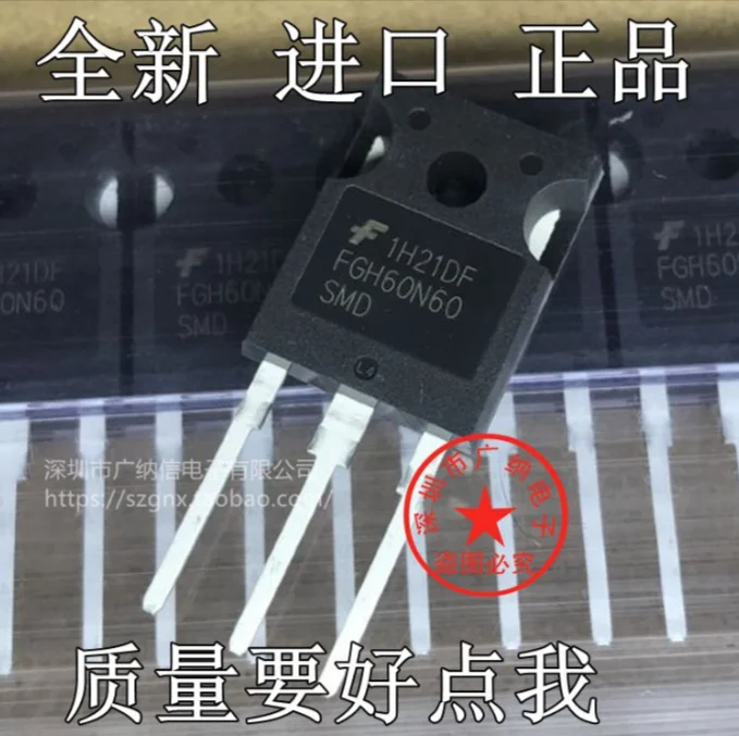 

Mxy 10PCS/LOT FGH60N60SMD TO-3P FGH60N60 TO3P 600V 60A Field Stop IGBT 60N60