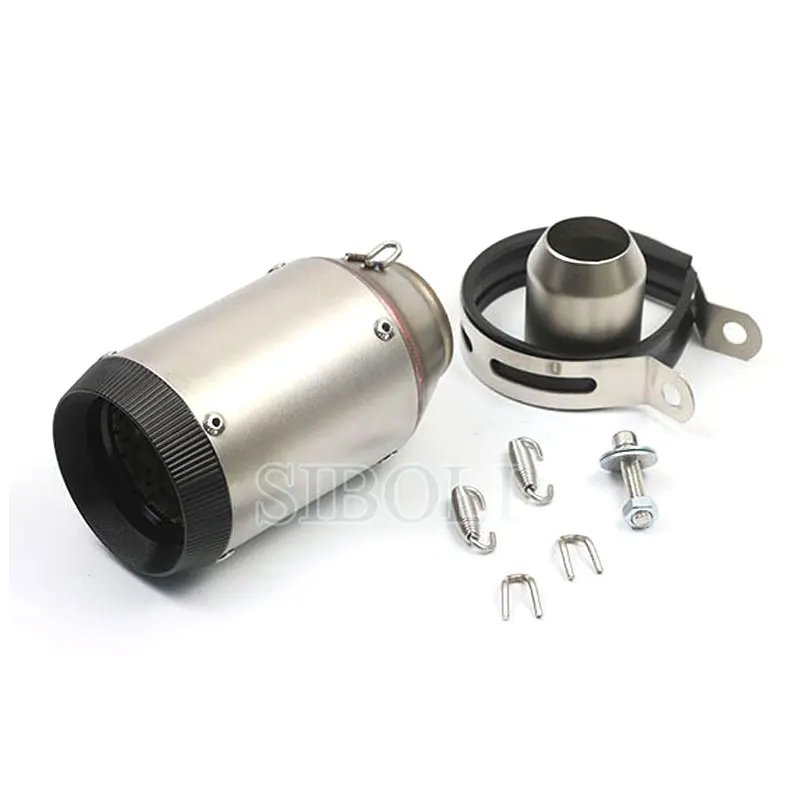 51 мм Универсальный мотоциклетный выхлопной углеродный глушитель для Kawasaki ninja 250