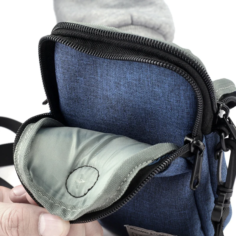 

YIPINU Men's Multifunctional Hanging Neck Ladies Mobile Phone Bag Mini Waterproof Storage Bag Messenger Bag Waist Bag