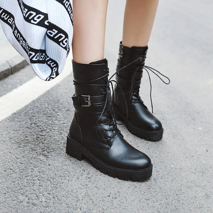 Ботинки размера плюс 9 10 11 15 женская обувь женские martin ботинки зимняя с боковой