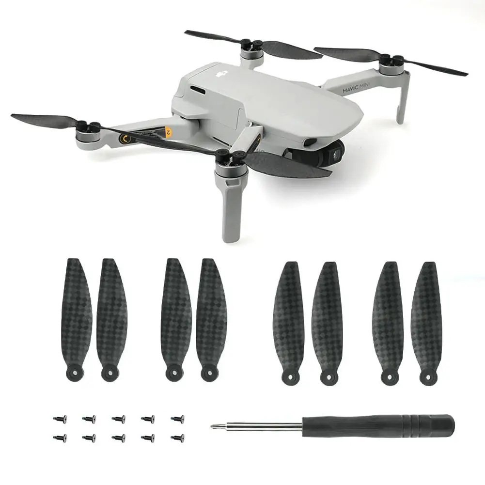 Пропеллеры из углеродного волокна для DJI Mavic Mini быстросъемные лезвия Запасные