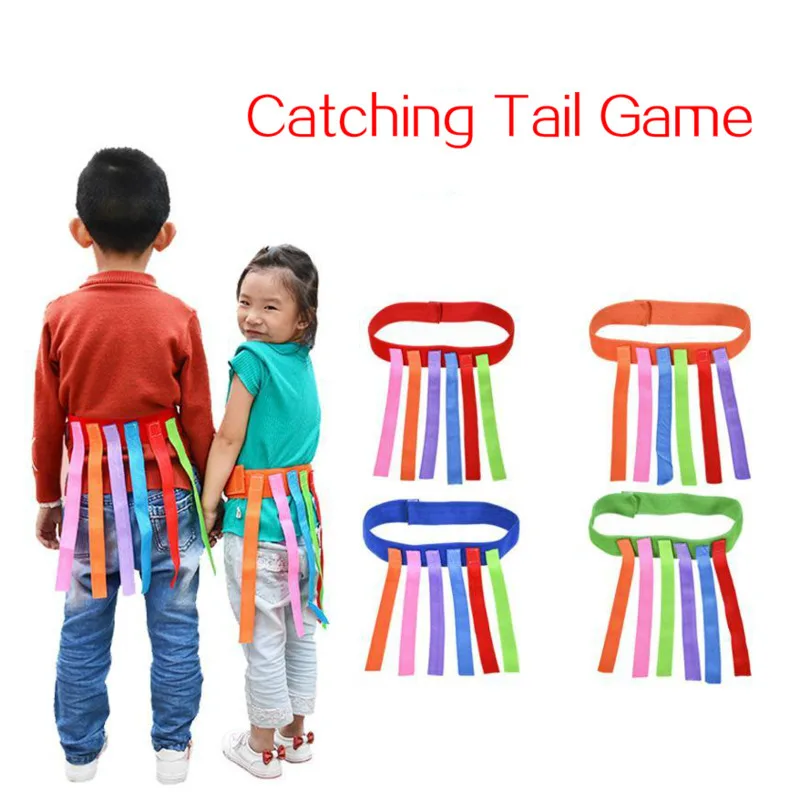 

Funny Outdoor Game Catching Tail Training Equipment Toy For Children Adult Kindergarten Teamwork Sport Game Random Color
