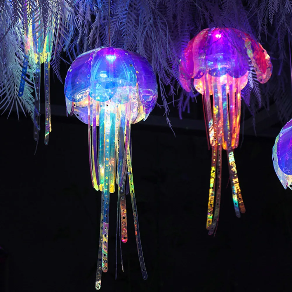 

1Pc Decorative Pendant Wedding Hanging Adornment Jellyfish Shaped Ornament