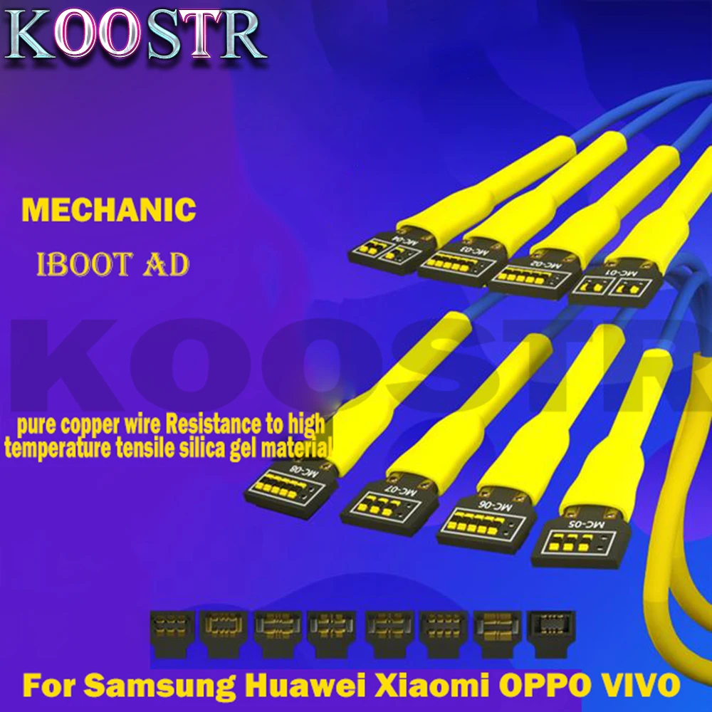 Обновленный механический iBoot AD для Samsung Huawei Xiaomi OPPO VIVO кабель питания постоянного